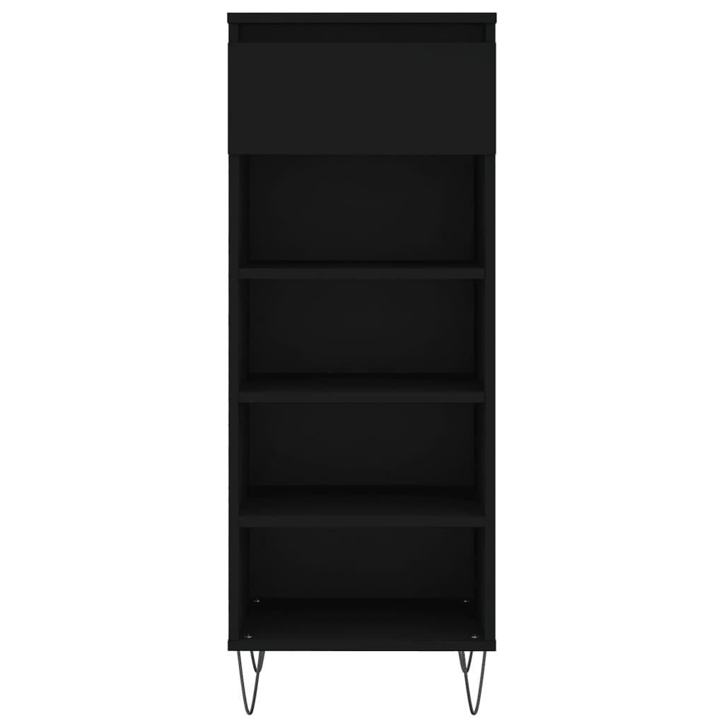 Freya Shoe Cabinet Reclaimed Wood 5 Compartments Medium
