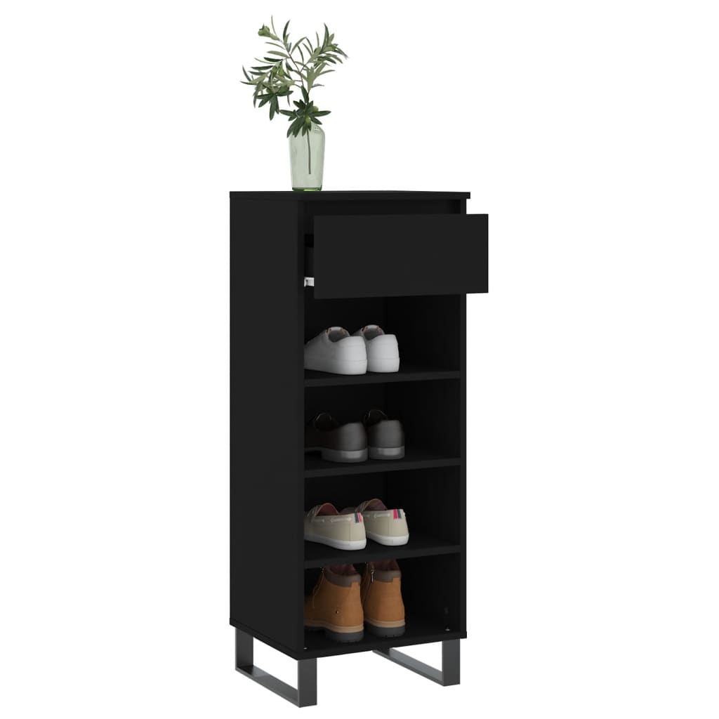 Freya Shoe Cabinet Reclaimed Wood 5 Compartments Medium