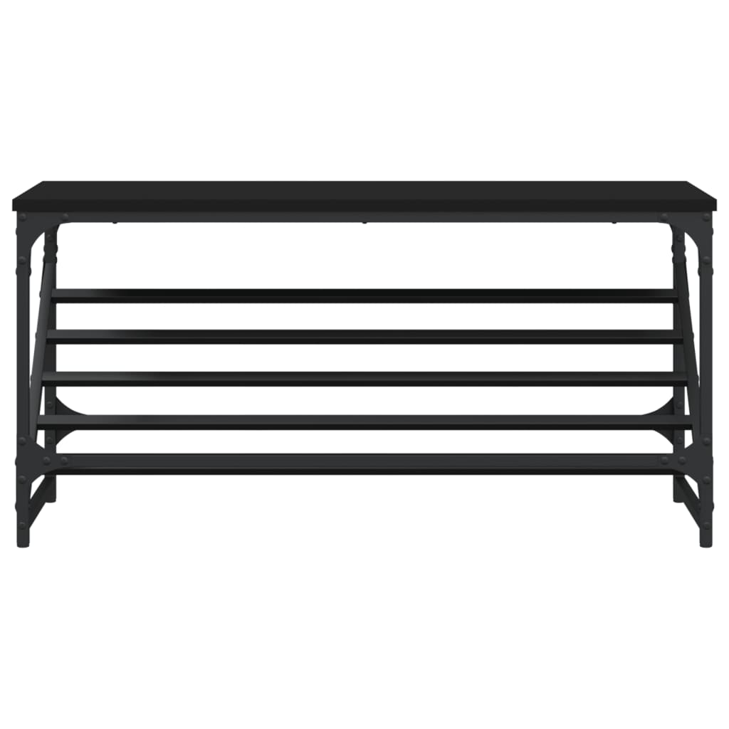 Freya Shoe Rack Reclaimed Wood Wide & Long 1 Compartments