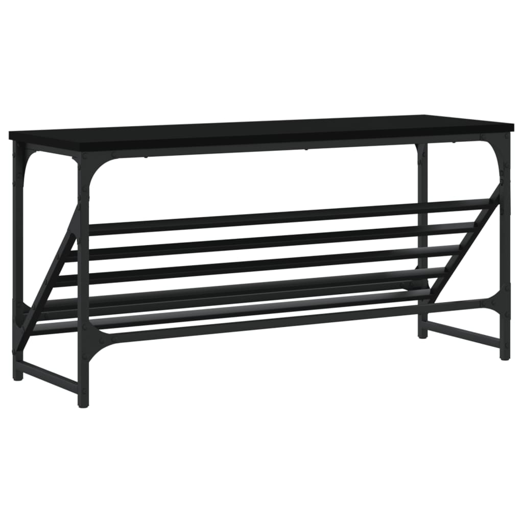 Freya Shoe Rack Reclaimed Wood Wide & Long 1 Compartments