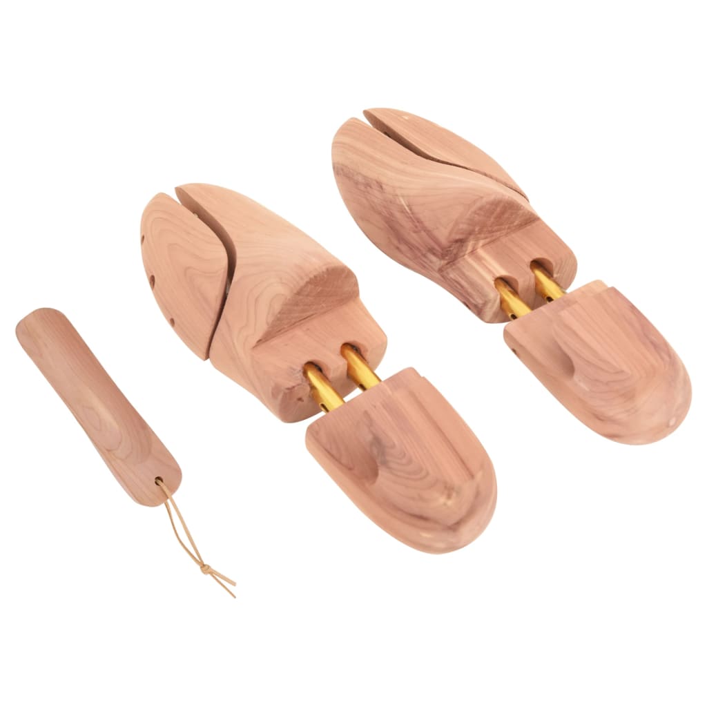 Shoe Stretcher with Shoe Horn Solid Wood Cedar