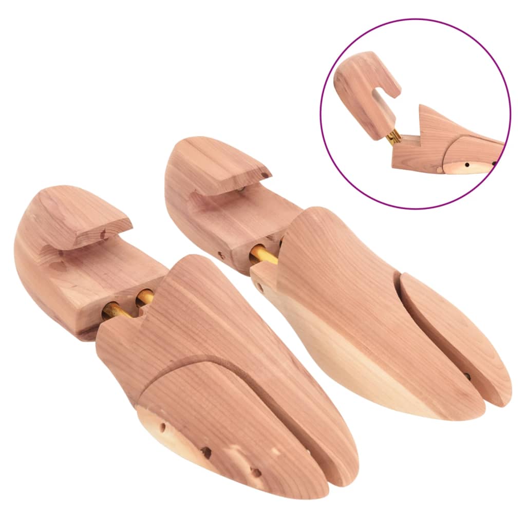 Shoe Stretcher with Shoe Horn Solid Wood Cedar