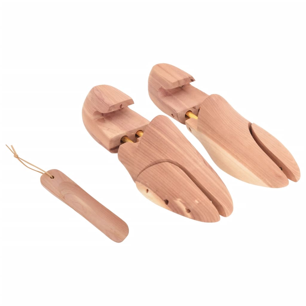 Shoe Stretcher with Shoe Horn Solid Wood Cedar
