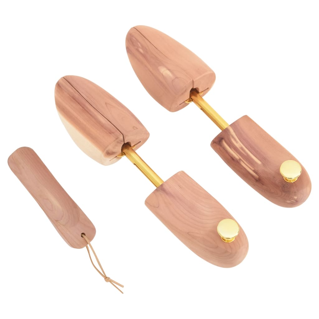 Shoe Stretcher with Shoe Horn Solid Wood Cedar