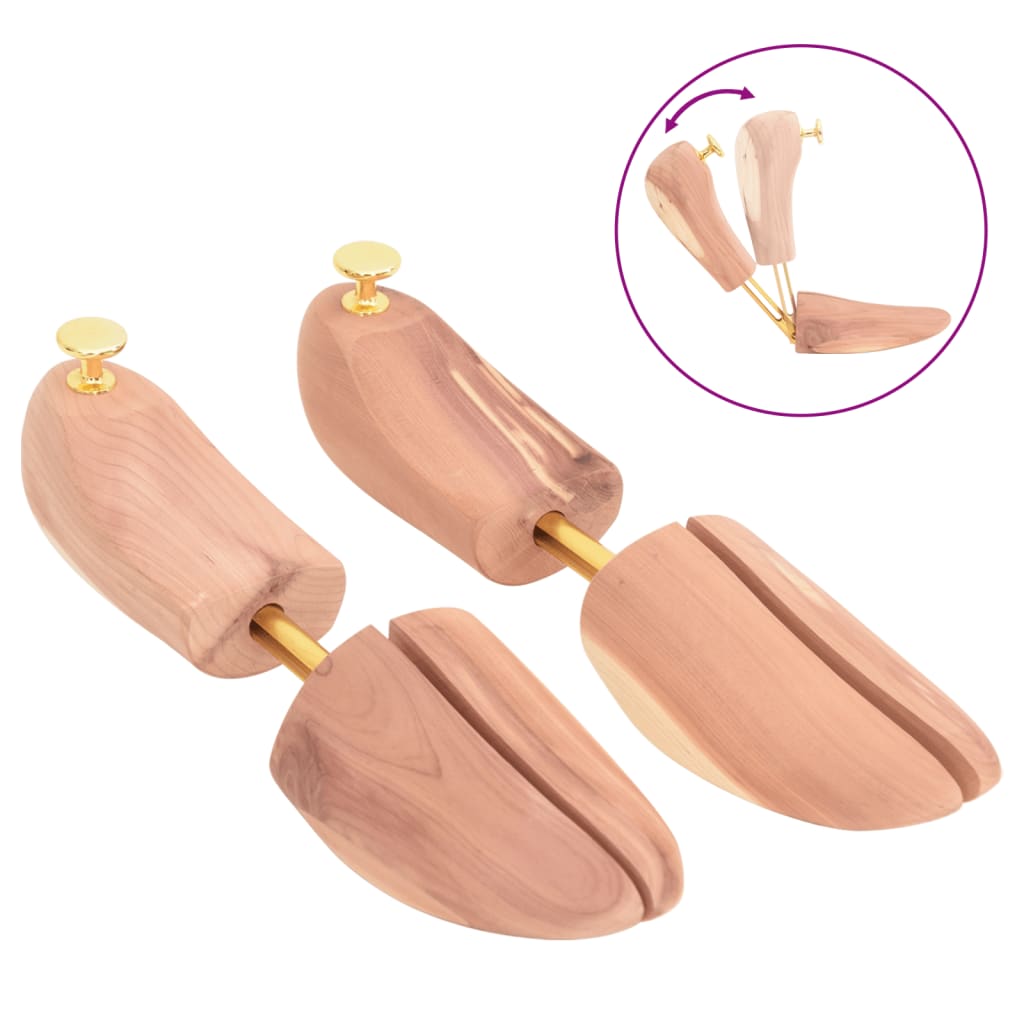 Shoe Stretcher with Shoe Horn Solid Wood Cedar