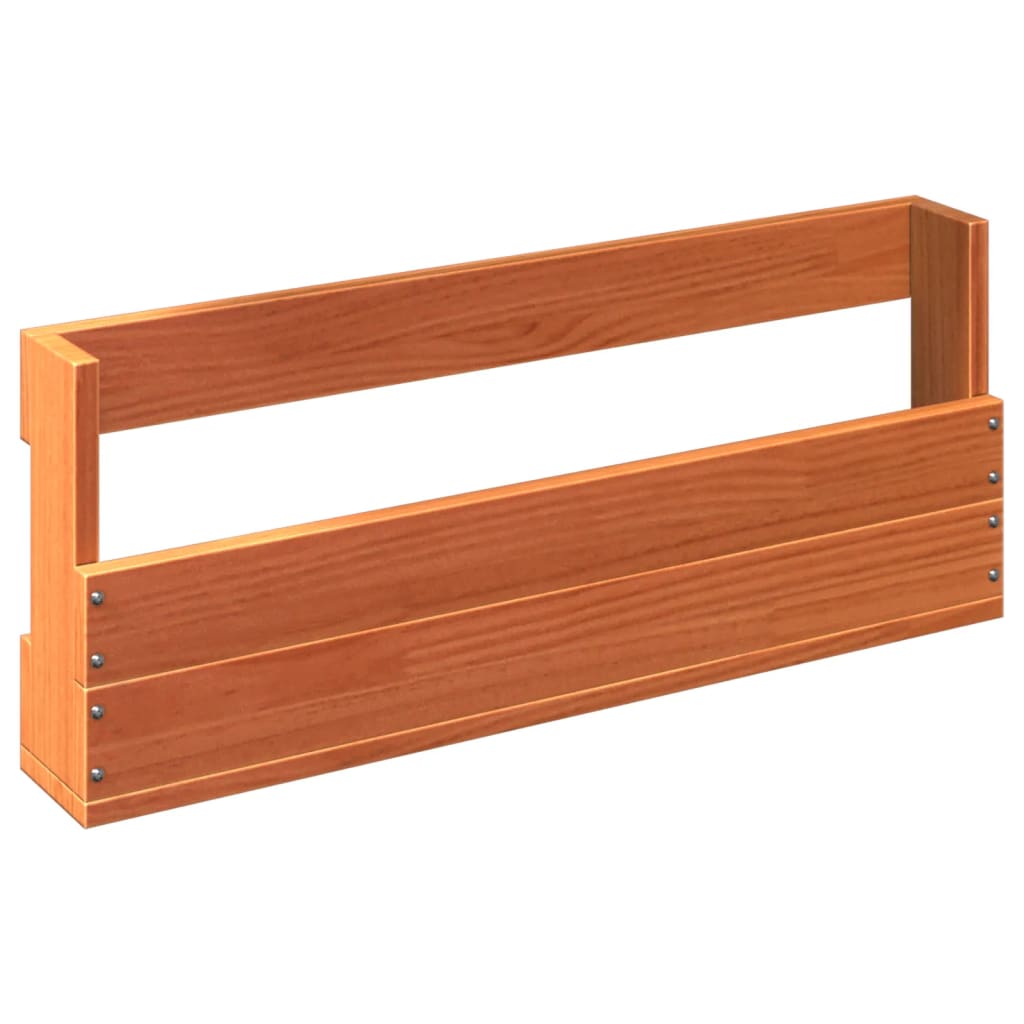 Set of 2 2 Pair Modern 23" Wall Mounted Pine Shoe Cabinet