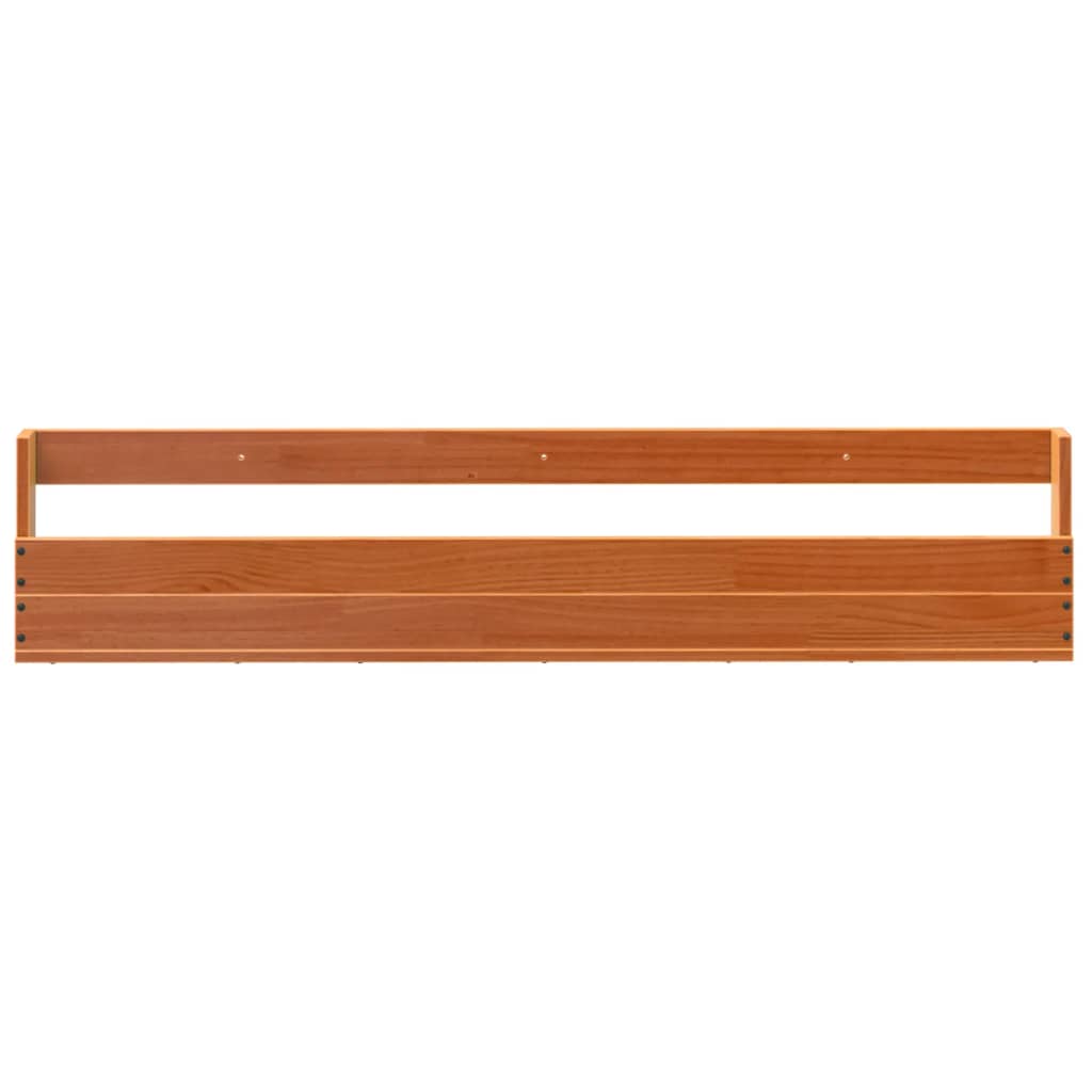 Set of 2 2 Pair Modern 23" Wall Mounted Pine Shoe Cabinet
