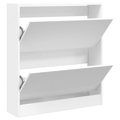 Tone Shoe Cabinet Solid Oak 2 Drop-Down Drawers Small