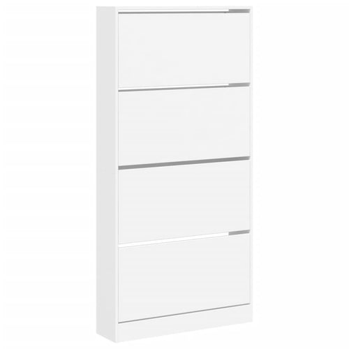 Shoe Cabinet Natural Solid Pine Tall 3 Drawers