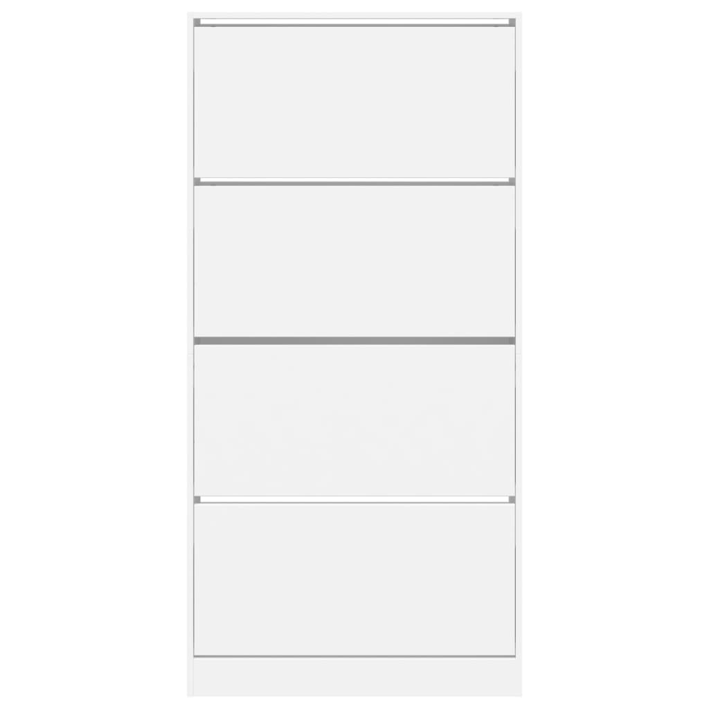 Shoe Cabinet Natural Solid Pine Tall 3 Drawers
