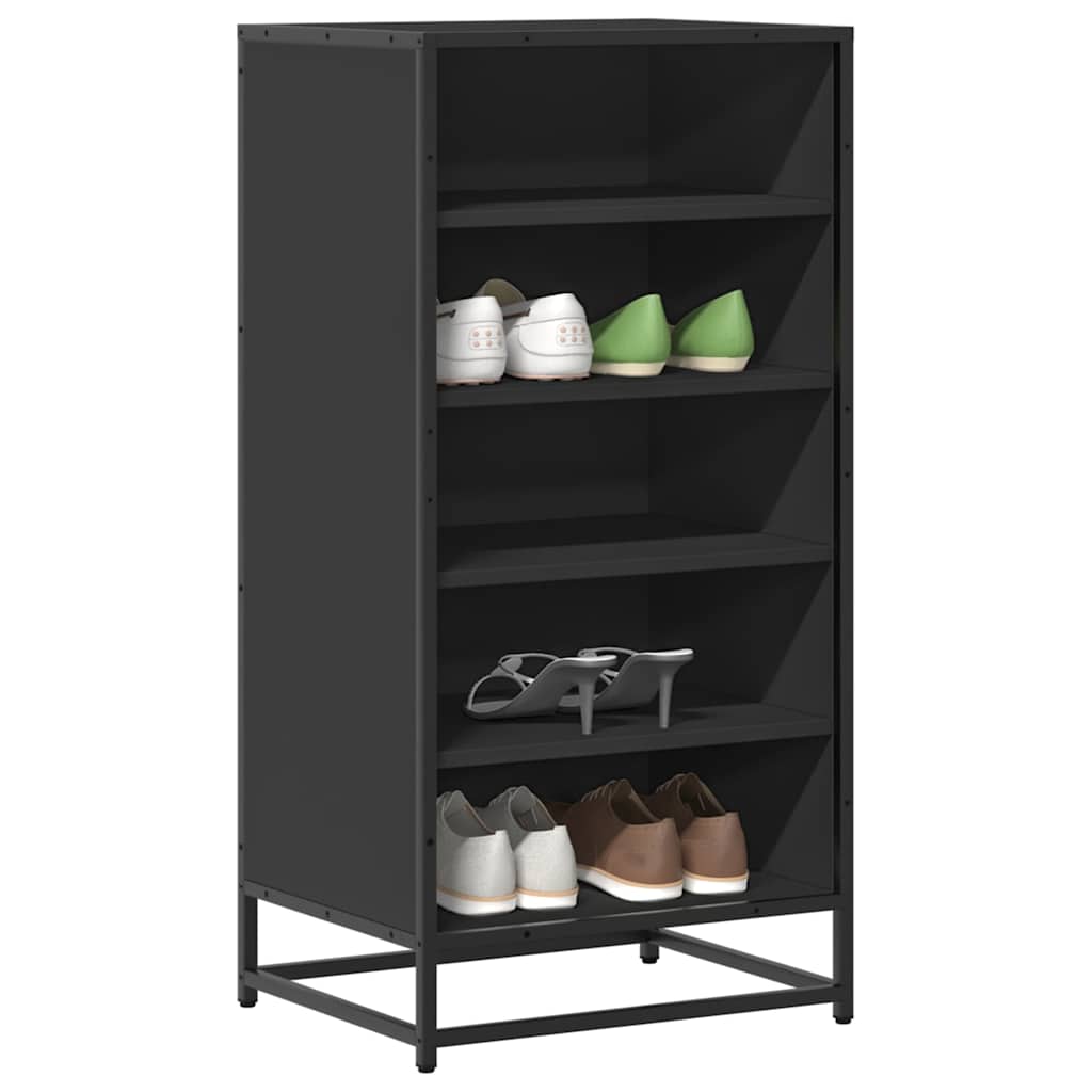 Flow Shoe Rack Grained Old Sonoma & Metal 5 Compartments