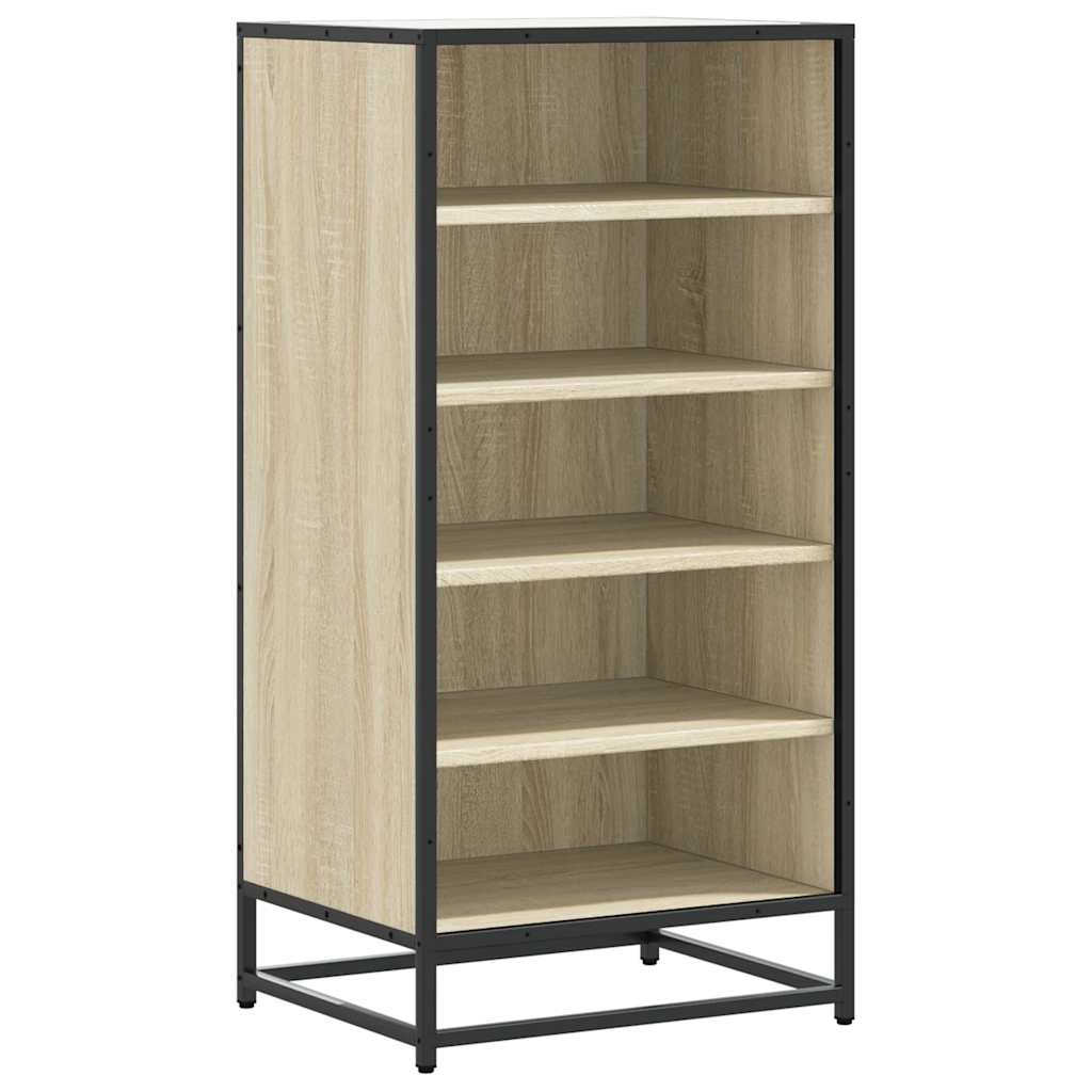 Flow Shoe Rack Grained Old Sonoma & Metal 5 Compartments