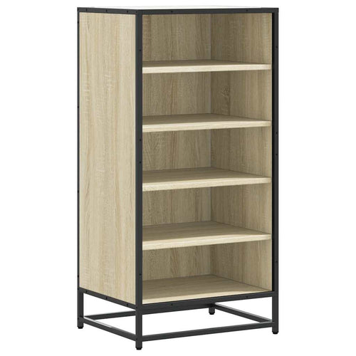 Flow Shoe Rack Grained Old Sonoma & Metal 5 Compartments