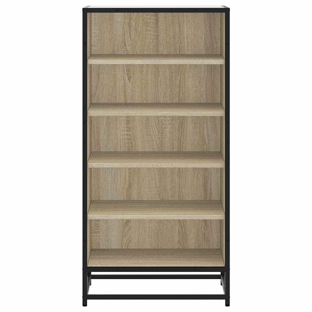 Flow Shoe Rack Grained Old Sonoma & Metal 5 Compartments