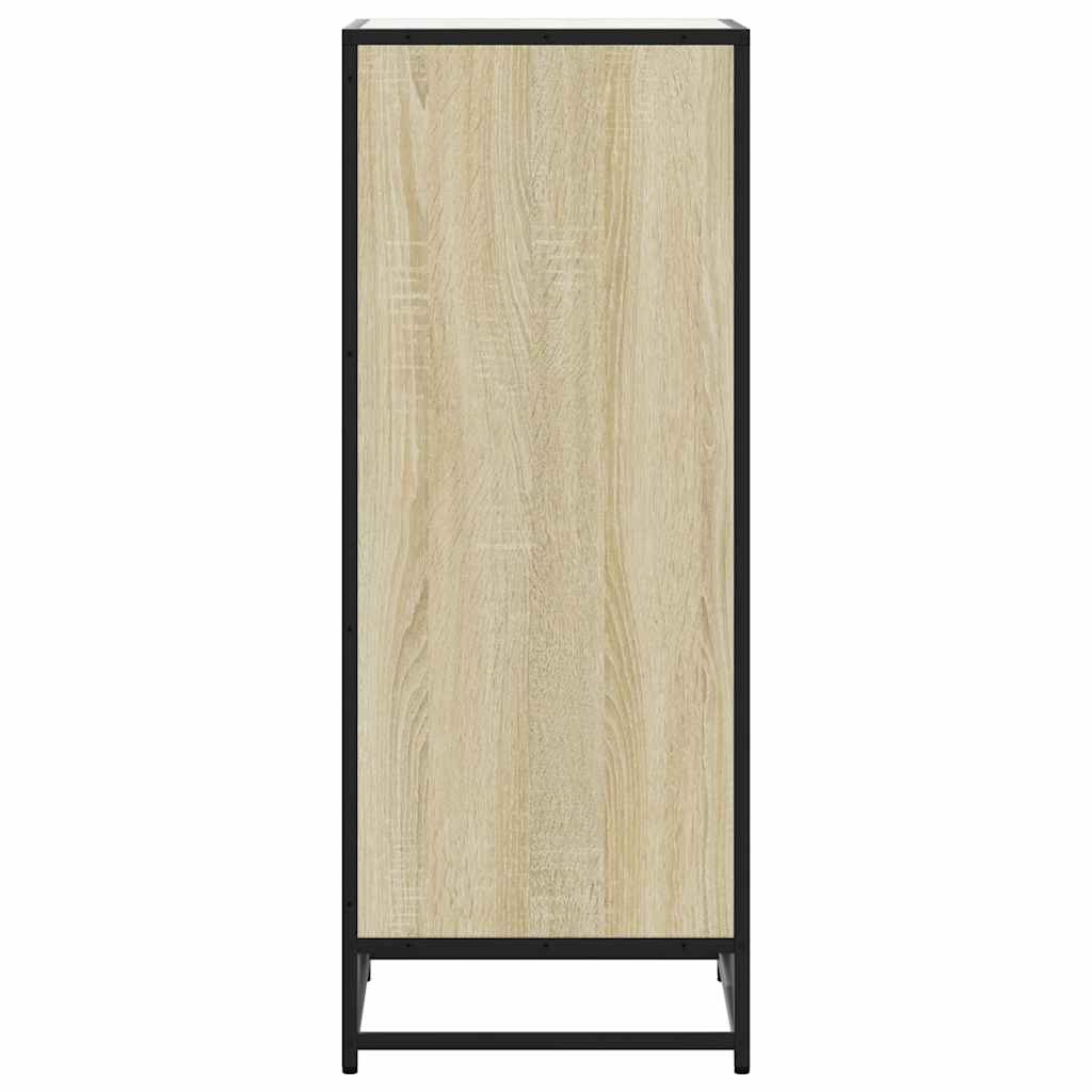 Flow Shoe Rack Grained Old Sonoma & Metal 5 Compartments