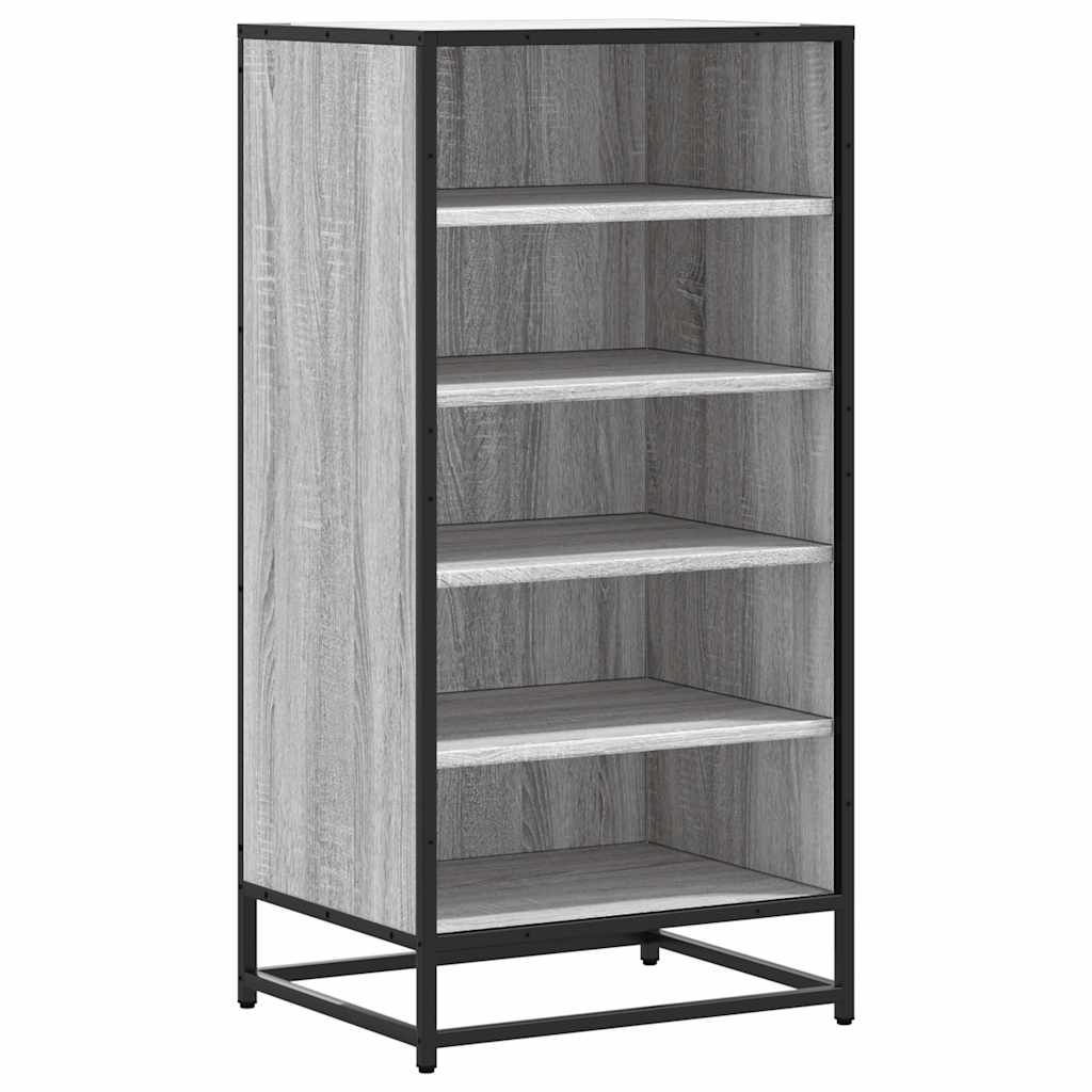 Flow Shoe Rack Grained Old Sonoma & Metal 5 Compartments