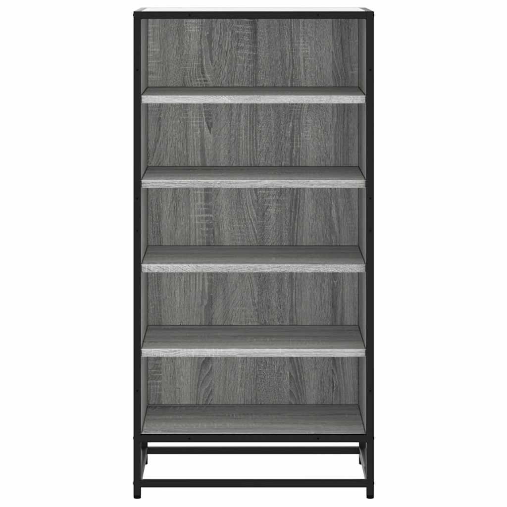 Flow Shoe Rack Grained Old Sonoma & Metal 5 Compartments