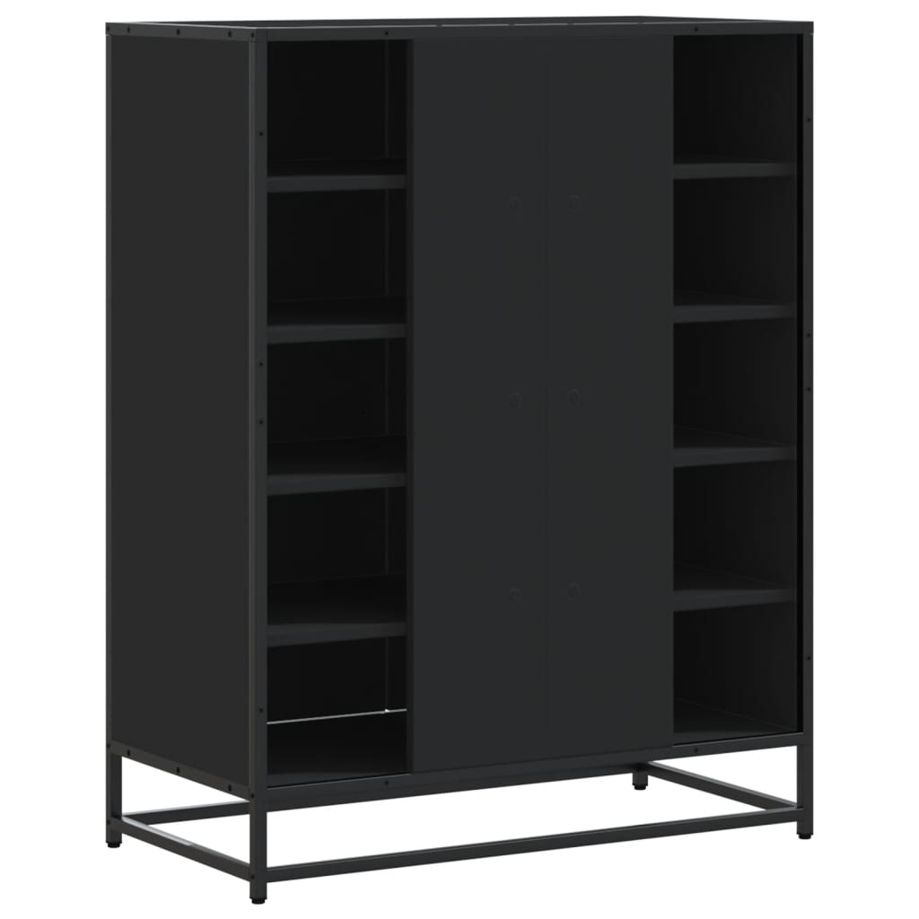 Shoe Cabinet Almond Wood Wide & Deep