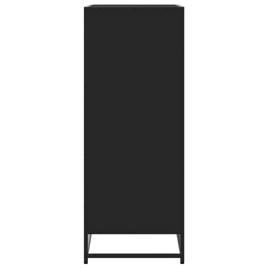 5-Tier Shoe Rack Smoked Wood Medium