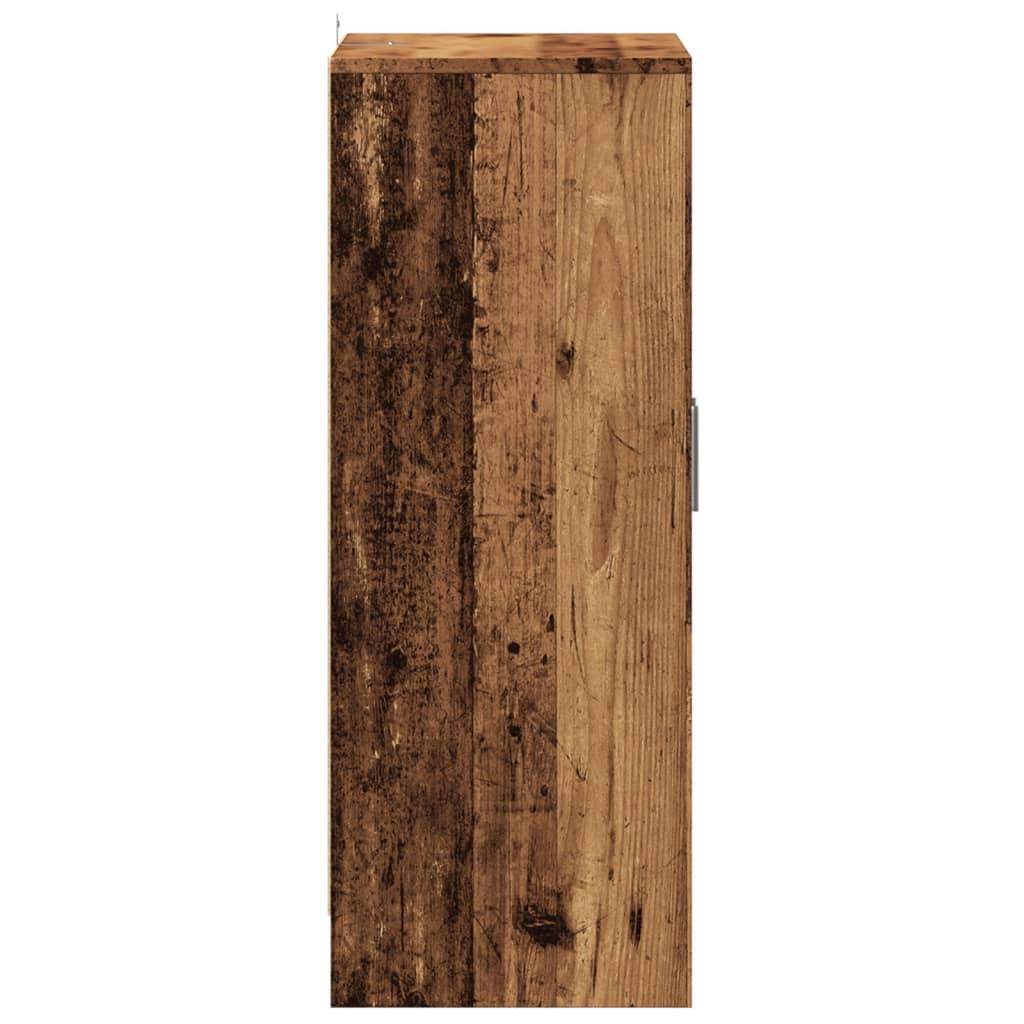 Haven Shoe Cabinet Old Pine 2 Compartments Medium