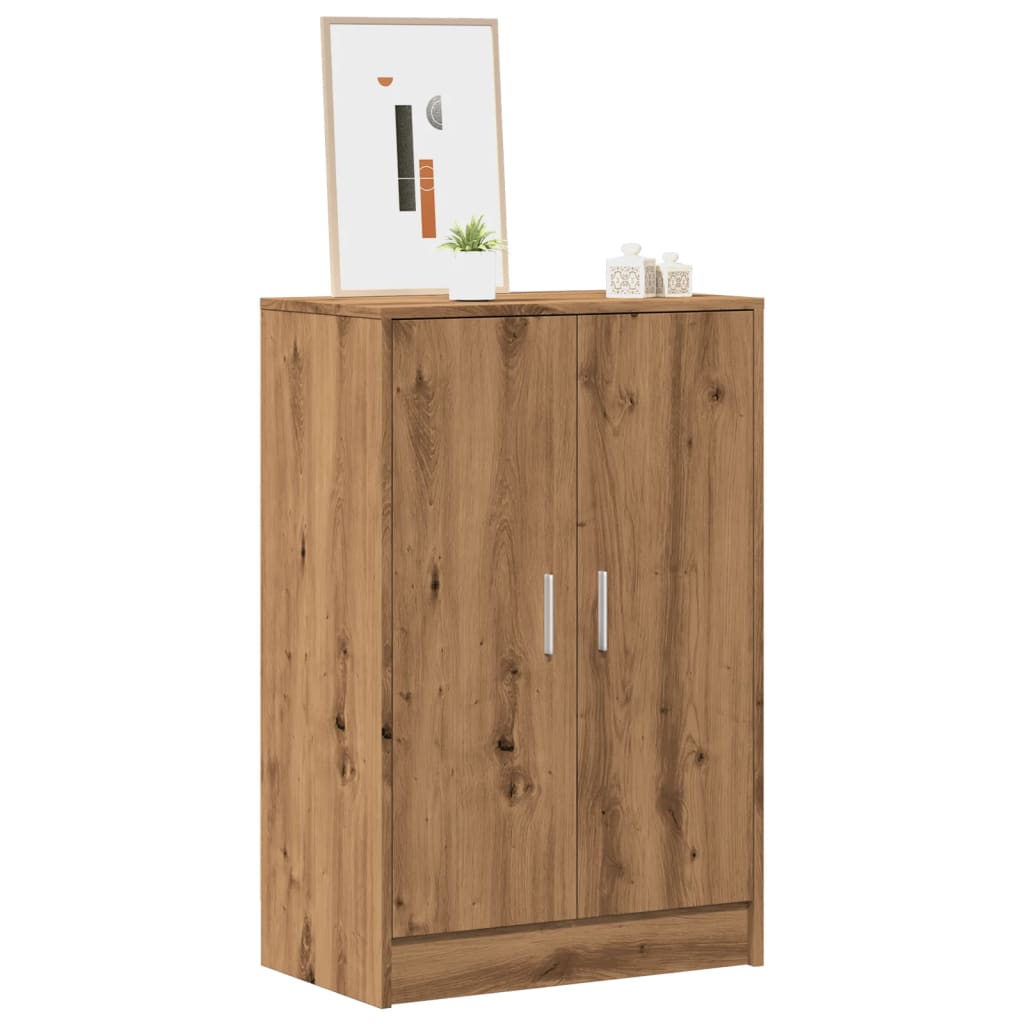 Haven Shoe Cabinet Old Pine 2 Compartments Medium