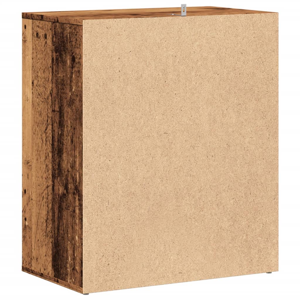 Haven Shoe Cabinet Old Pine 5 Compartments Medium