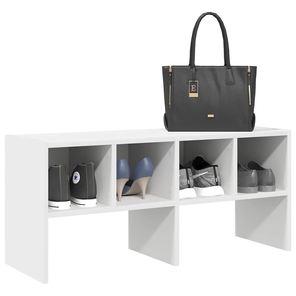 Shoe Cabinet 4 Compartments Stackable Medium