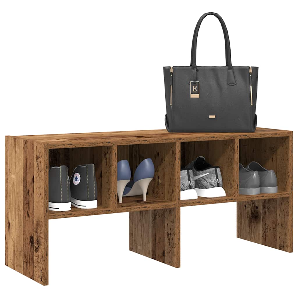 Shoe Cabinet 4 Compartments Stackable Medium