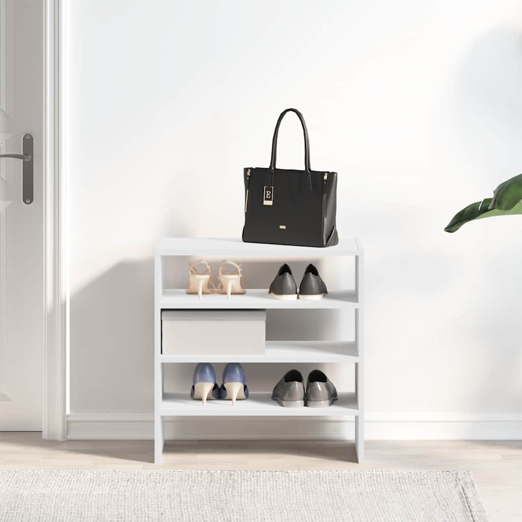 Set of 2 Shoe Rack Sonoma Oak Stackable Medium