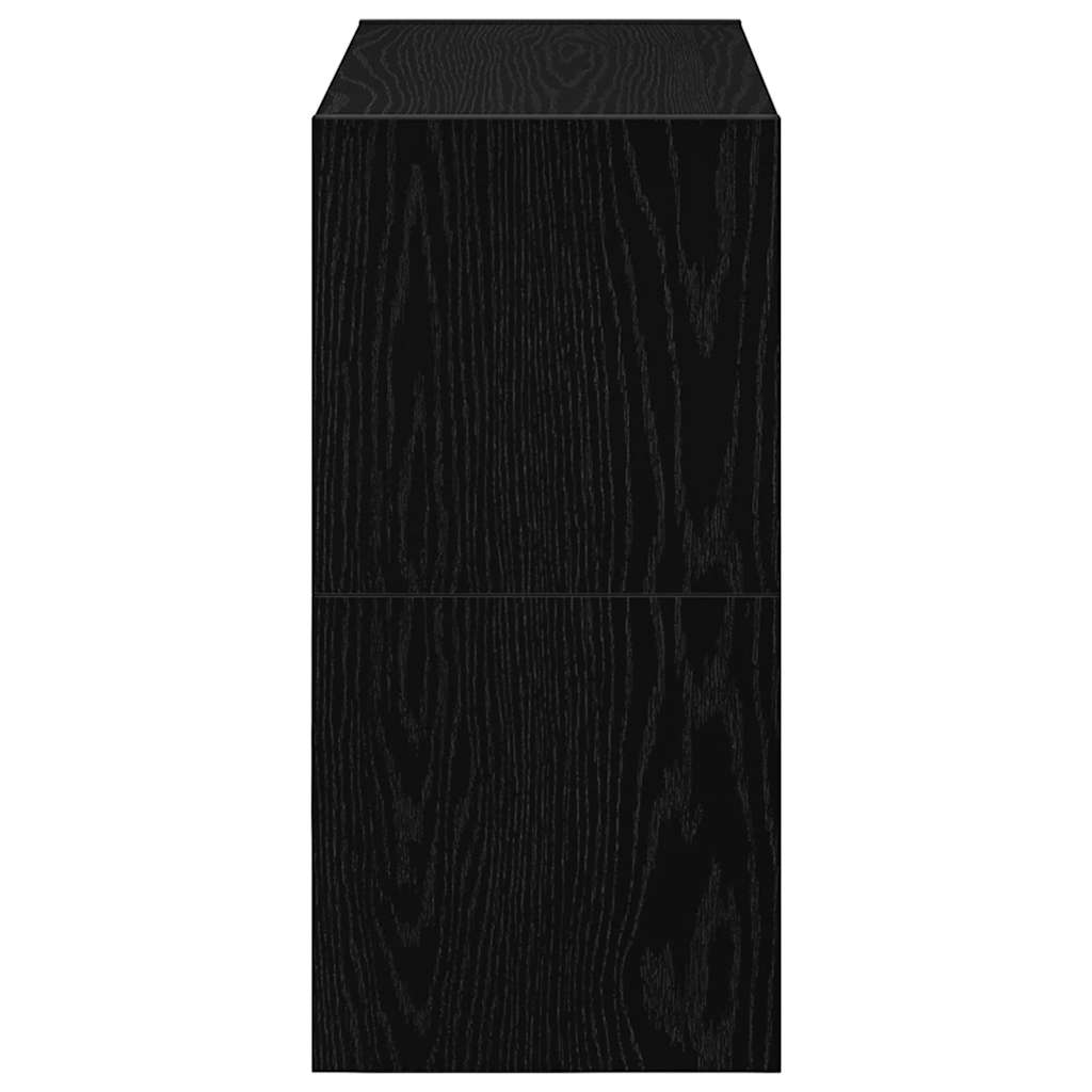 Set of 2 Shoe Rack Sonoma Oak Stackable Medium