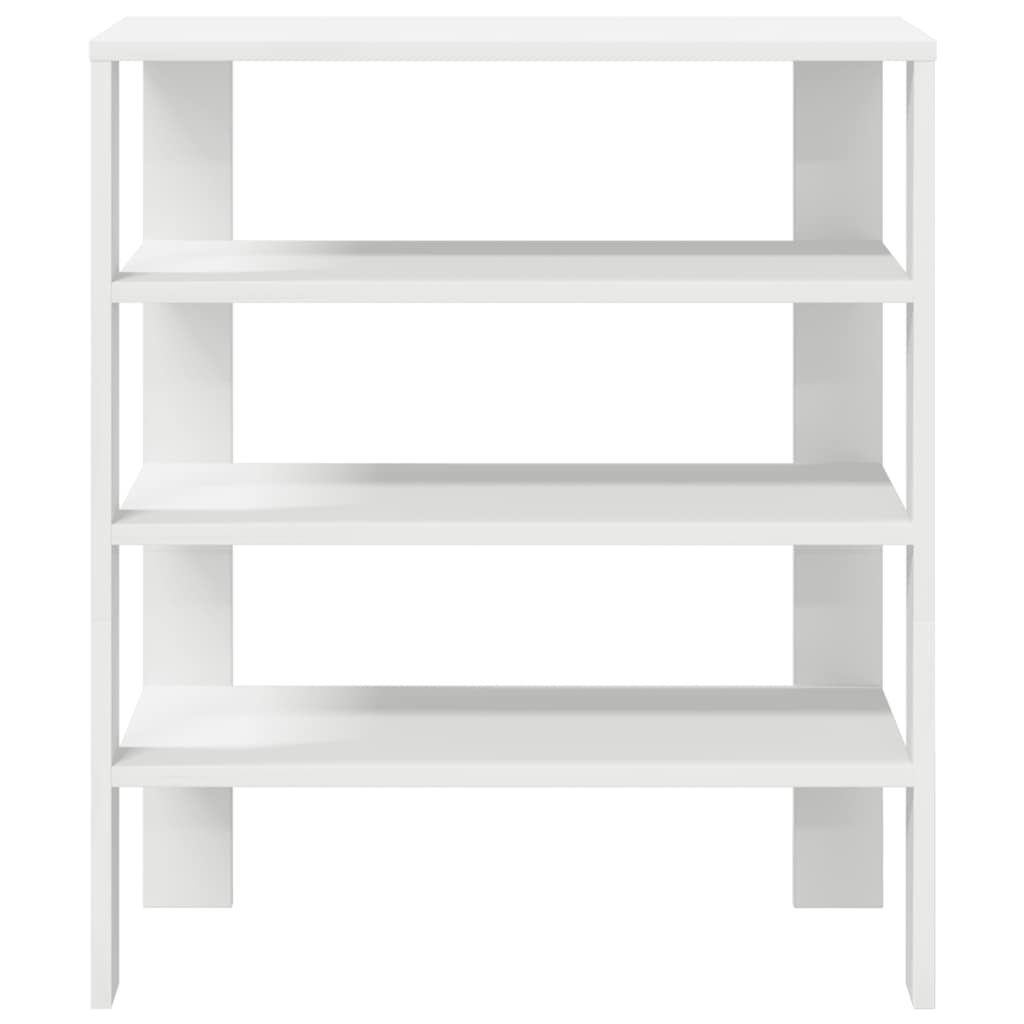 Modern 15 Pair 24" Oak Shoe Rack With 3-Tiers