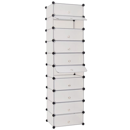 Loft Shoe Organizer Polystyrene & Steel Tall