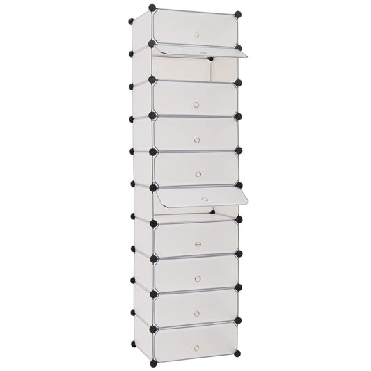 Loft Shoe Organizer Polystyrene & Steel Tall