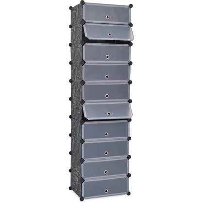 Loft Shoe Organizer Polystyrene & Steel Tall