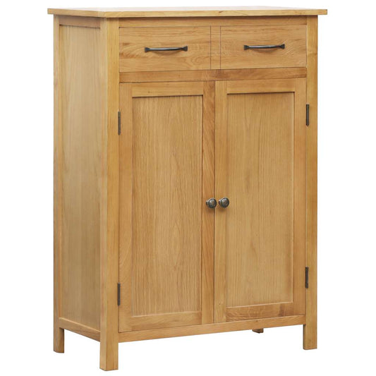 Arc Shoe Rack Natural Solid Oak 3 Compartments Rectangular