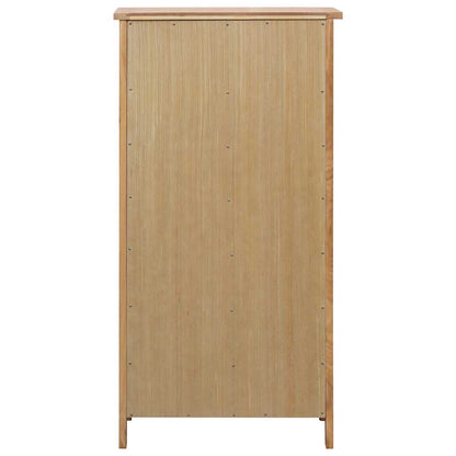 Arc Shoe Rack Natural Solid Oak 3 Compartments Rectangular