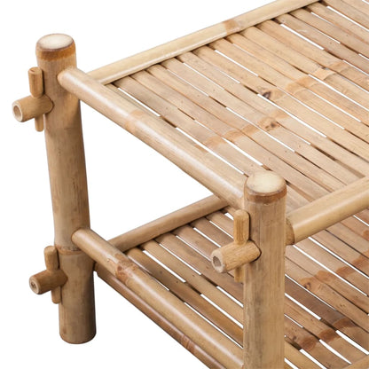 Loft Shoe Rack Bamboo 2 Tier Rectangular