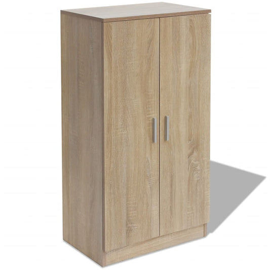 Loft Shoe Rack Oak 2 Compartments Rectangular