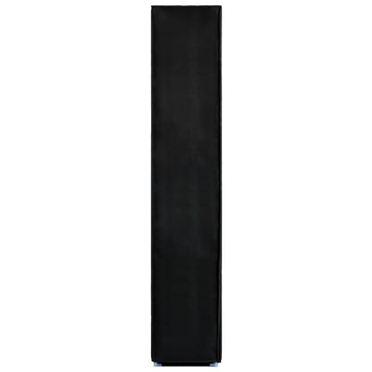 Craft Shoe Cabinet Black Polypropylene & Iron 10 Tiers
