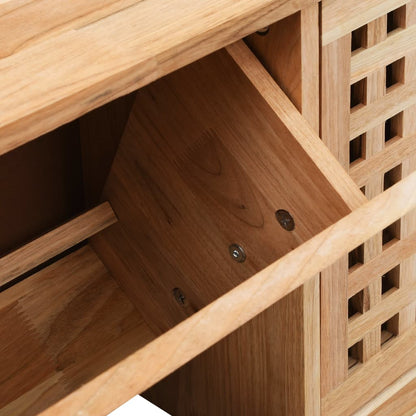 Arc Shoe Organizer Natural Solid Walnut 2 Compartments Wide & Long