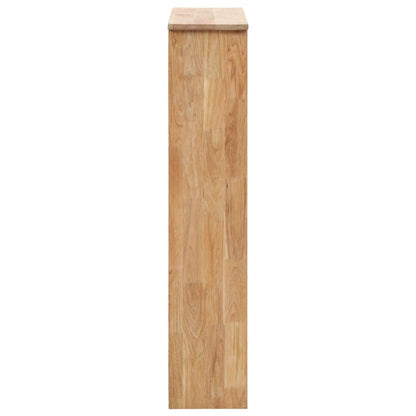 Mode Shoe Organizer Natural Solid Walnut 3 Compartments Tall & Narrow