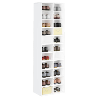 Shoe Rack Sonoma Oak 24 Compartments Tall & Skinny