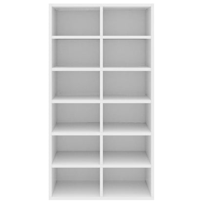 Shoe Rack Sonoma Oak 12 Compartments Tall