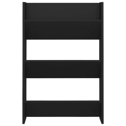 Set of 2 Modern 23" Wall Mounted Pine Shoe Cabinet With 3 Tiers