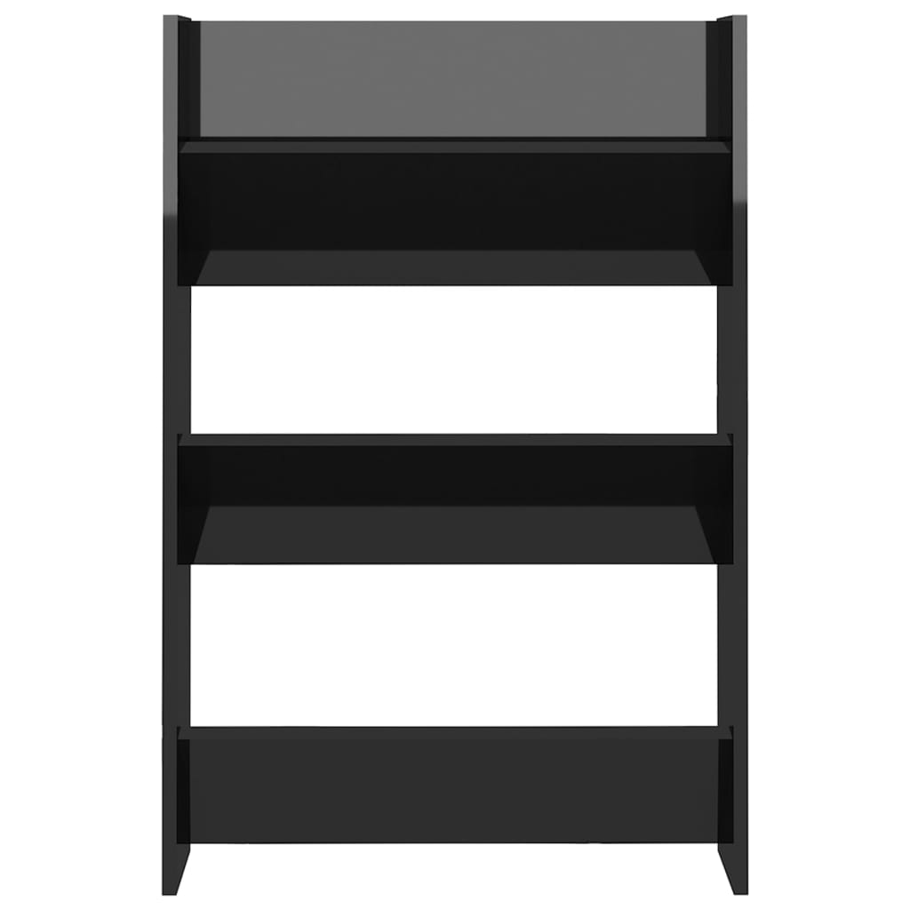 Set of 2 Modern 23" Wall Mounted Pine Shoe Cabinet  With 3 Tiers