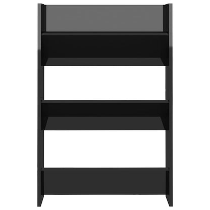 Set of 2 Modern 23" Wall Mounted Pine Shoe Cabinet  With 3 Tiers