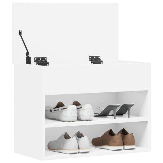 Shoe Storage Bench Sonoma Oak 3 Compartments Wide & Long