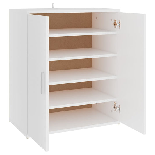 Shoe Cabinet Old Pine Tall 5 Compartments