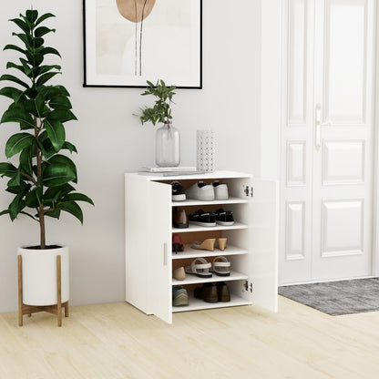Shoe Cabinet Old Pine Tall 5 Compartments