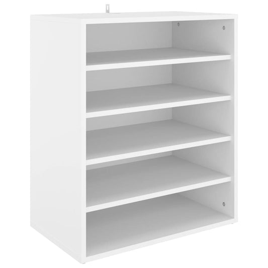 Shoe Cabinet Old Pine Tall 6 Compartments